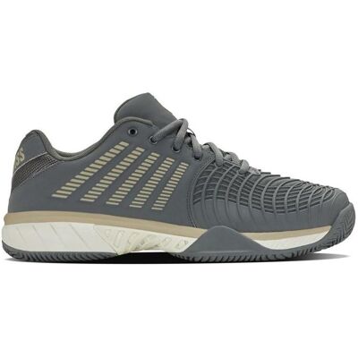 K-Swiss, Hommes, Chaussures de tennis, Chaussures de Tennis Express Light 3 en Argile Gravier (41.5), Argent, Gris - Publicité K-Swiss, Hommes, Chaussures de tennis, Chaussures de Tennis Express Light 3 en Argile Gravier (41.5), Argent, Gris - Publicité