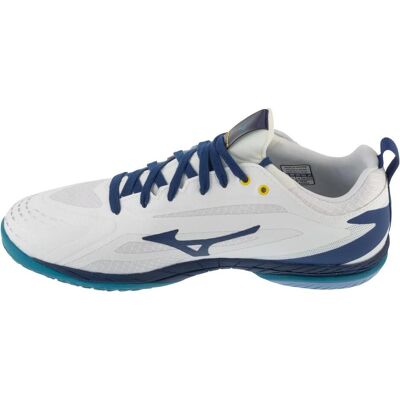 Mizuno, Hommes, Chaussures de tennis, Wave Drive Neo 4 Weiss (46.5), Blanc - Publicité Mizuno, Hommes, Chaussures de tennis, Wave Drive Neo 4 Weiss (46.5), Blanc - Publicité