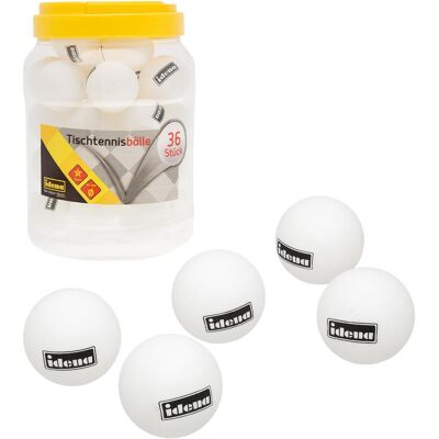 Idena, Ping-pong : balle, (36 pcs) - Publicité Idena, Ping-pong : balle, (36 pcs) - Publicité
