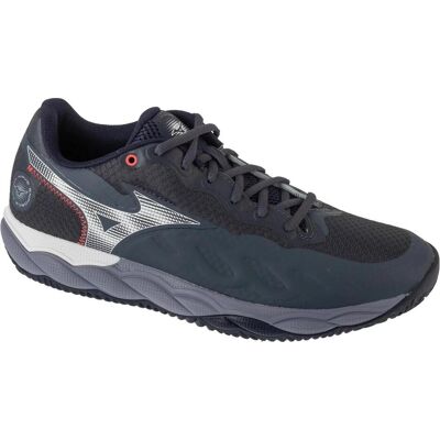 Mizuno, Unisexe, Chaussures de tennis, Wave Enforce Court Cc (44.5), Multicolore, Argent, Bleu, Blanc, Gris - Publicité Mizuno, Unisexe, Chaussures de tennis, Wave Enforce Court Cc (44.5), Multicolore, Argent, Bleu, Blanc, Gris - Publicité