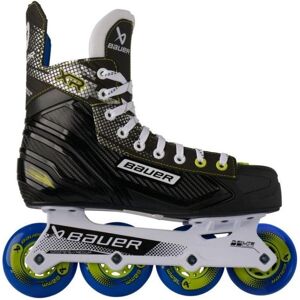 Bauer XR Patins en ligne - Design sportif avec éléments bleus et verts - Patins en ligne - Publicité Bauer XR Patins en ligne - Design sportif avec éléments bleus et verts - Patins en ligne - Publicité