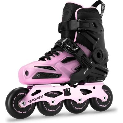 Spokey, Filles, Patins à roulettes, Freespo Jr. Rollschuhe (30), Noir, Pink - Publicité Spokey, Filles, Patins à roulettes, Freespo Jr. Rollschuhe (30), Noir, Pink - Publicité