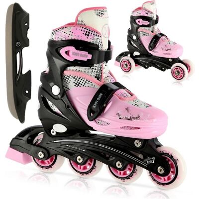 Nils Extreme NH18331 - Ensemble 4 en 1 pour Patins en Ligne Taille S - Publicité Nils Extreme NH18331 - Ensemble 4 en 1 pour Patins en Ligne Taille S - Publicité