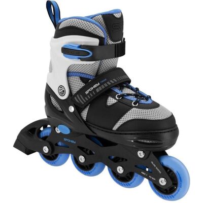 Spokey - TRIXIE - 31-34 - Noir-Bleu - Inline skates - Publicité Spokey - TRIXIE - 31-34 - Noir-Bleu - Inline skates - Publicité