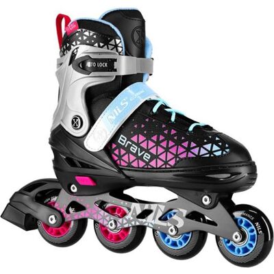 NILS Extreme - NH18190A - Rose - M(34-38) - Inline skates - Publicité NILS Extreme - NH18190A - Rose - M(34-38) - Inline skates - Publicité