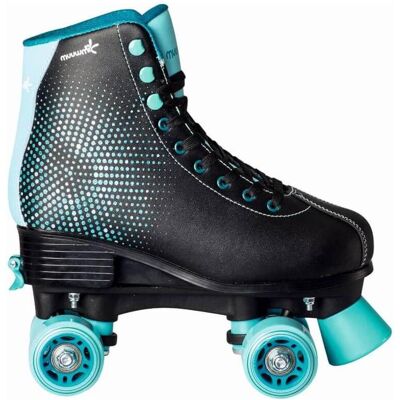 Patins en ligne Muuwmi turquoise réglables - Rollschuhe - Publicité Patins en ligne Muuwmi turquoise réglables - Rollschuhe - Publicité