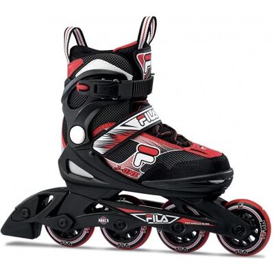 FILA, Filles, Patins à roulettes, FS Rol J-ONE COMBO 3 blk/red S/28-32 (28, 29, 30, 31, 32), Multicolore, Noir, Rouge - Publicité FILA, Filles, Patins à roulettes, FS Rol J-ONE COMBO 3 blk/red S/28-32 (28, 29, 30, 31, 32), Multicolore, Noir, Rouge - Publicité