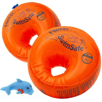 Boj - Flipper SwimSafe - Orange - Gilet de natation - Publicité Boj - Flipper SwimSafe - Orange - Gilet de natation - Publicité