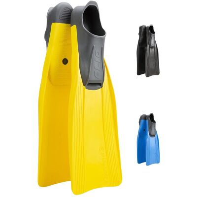 Palmes Cressi Clio Jaunes - Équipement de plongée et natation - Publicité Palmes Cressi Clio Jaunes - Équipement de plongée et natation - Publicité