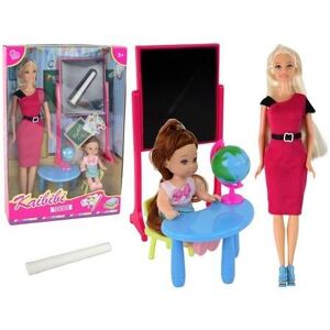 Lean Toys Lehrerpuppe mit Schüler + Zubehör - Publicité Lean Toys Lehrerpuppe mit Schüler + Zubehör - Publicité