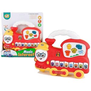 Lean Toys Piano interactif, bruits de locomotive, animaux, bruits de véhicules, mélodies, rouge - Publicité Lean Toys Piano interactif, bruits de locomotive, animaux, bruits de véhicules, mélodies, rouge - Publicité
