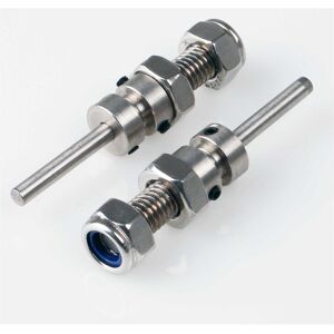 Kuza Axes de roue 4x38mm en acier inoxydable longueur totale 58mm, pour une largeur de roue de 25mm - Publicité Kuza Axes de roue 4x38mm en acier inoxydable longueur totale 58mm, pour une largeur de roue de 25mm - Publicité