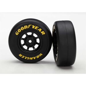 Traxxas pneus goodyear wrangler avec jantes 1/10 slick - Publicité Traxxas pneus goodyear wrangler avec jantes 1/10 slick - Publicité