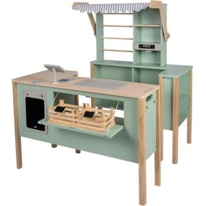 Small foot Cuisine et boutique vert sauge - Jouet pour enfants - Publicité Small foot Cuisine et boutique vert sauge - Jouet pour enfants - Publicité