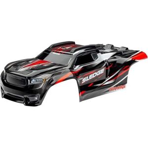 Traxxas carrosserie sledge rouge / avec planche d'autocollants & supports clipless montés - Publicité Traxxas carrosserie sledge rouge / avec planche d'autocollants & supports clipless montés - Publicité