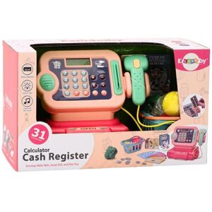 Lean Toys, Épicerie : accessoires, Registrierkasse, Zählen lernen, heller, rosa Ton - Publicité Lean Toys, Épicerie : accessoires, Registrierkasse, Zählen lernen, heller, rosa Ton - Publicité