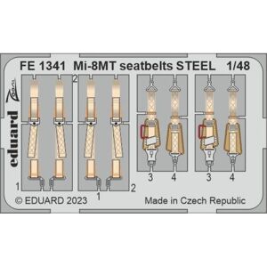 Eduard Mi-8MT seatbelts STEEL 1/48 ZVEZDA - Publicité Eduard Mi-8MT seatbelts STEEL 1/48 ZVEZDA - Publicité
