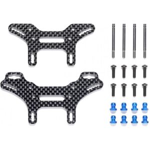 Tamiya XV-02 Kit d'attaches courtes en carbone - Publicité Tamiya XV-02 Kit d'attaches courtes en carbone - Publicité