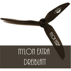 Super Nylon Extra 3-Blatt Luftschraube 33x25 cm 13x10" schwarz rechts - Publicité Super Nylon Extra 3-Blatt Luftschraube 33x25 cm 13x10" schwarz rechts - Publicité
