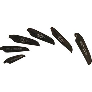 Super carbon folding feuilles de rechange 10x8" 8mm feuille racine 25/20cm noir 2pcs vis d'air - Publicité Super carbon folding feuilles de rechange 10x8" 8mm feuille racine 25/20cm noir 2pcs vis d'air - Publicité