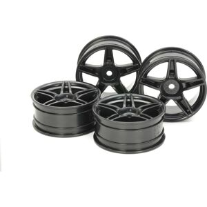 Tamiya Med. Nar.5-Spoke Wheels (24mm,+2) 4 pcs - Publicité Tamiya Med. Nar.5-Spoke Wheels (24mm,+2) 4 pcs - Publicité