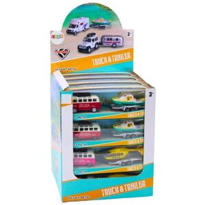 Lean Toys Metall-MIX-Geländewagen mit Boot/Helikopter - Publicité Lean Toys Metall-MIX-Geländewagen mit Boot/Helikopter - Publicité