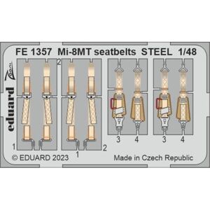 Eduard Mi-8MT seatbelts STEEL 1/48 TRUMPETER - Publicité Eduard Mi-8MT seatbelts STEEL 1/48 TRUMPETER - Publicité