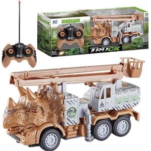 Camion Dino - Véhicule télécommandé avec grue et panier - Jouet de construction - Publicité Camion Dino - Véhicule télécommandé avec grue et panier - Jouet de construction - Publicité