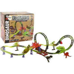 Lean Toys Dinosaures-rails de chemin de fer-accessoires sonores et lumineux - Publicité Lean Toys Dinosaures-rails de chemin de fer-accessoires sonores et lumineux - Publicité