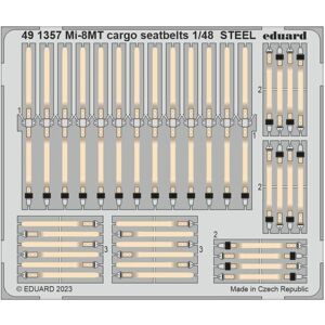 Eduard Mi-8MT cargo seatbelts STEEL 1/48 TRUMPETER - Publicité Eduard Mi-8MT cargo seatbelts STEEL 1/48 TRUMPETER - Publicité