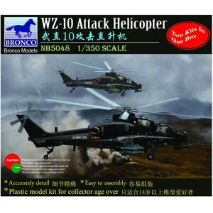 Kit de modèle d'hélicoptère d'attaque CAIC Z-10 de Bronco Models - Échelle 1/350 - Publicité Kit de modèle d'hélicoptère d'attaque CAIC Z-10 de Bronco Models - Échelle 1/350 - Publicité