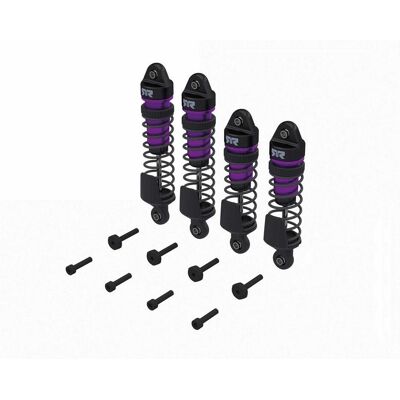 Arrma Shock Set, F/R Assembled,700cSt Oil (Purple) (4Pcs) - Mini - Publicité Arrma Shock Set, F/R Assembled,700cSt Oil (Purple) (4Pcs) - Mini - Publicité