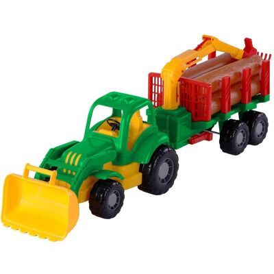 Cavallino Toys Tracteur Classique avec Remorque - Tracteur Jouet - Publicité Cavallino Toys Tracteur Classique avec Remorque - Tracteur Jouet - Publicité
