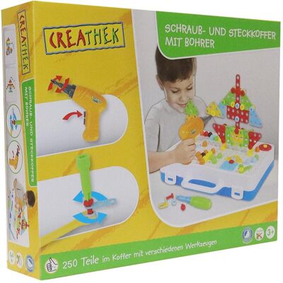 Creathek Kit de Construction - 254 Pièces pour Enfants 3+ - Publicité Creathek Kit de Construction - 254 Pièces pour Enfants 3+ - Publicité