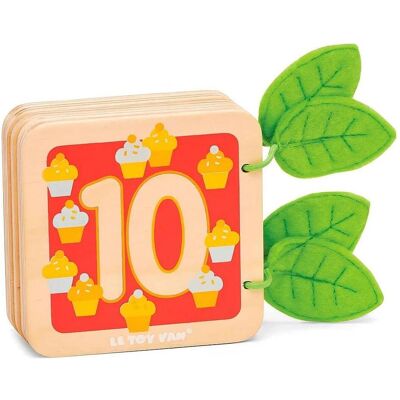 Le Toy Van Livre en bois - Apprendre les chiffres 1-10 - Publicité Le Toy Van Livre en bois - Apprendre les chiffres 1-10 - Publicité