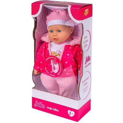 Poupée en peluche rose Smily Play avec veste - Poupée jouet - Publicité Poupée en peluche rose Smily Play avec veste - Poupée jouet - Publicité