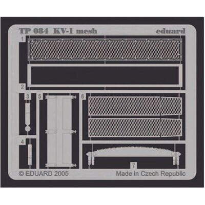 Eduard KV-1 mesh pour kit Trumpeter - Publicité Eduard KV-1 mesh pour kit Trumpeter - Publicité