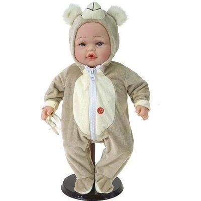 Poupée bébé avec son polonais - Costume d'ours - Publicité Poupée bébé avec son polonais - Costume d'ours - Publicité
