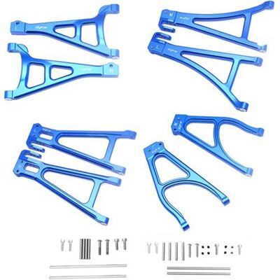 GPM kit bras de suspension aluminium complet avant/arrière bleu trx 1/10 e-revo - Publicité GPM kit bras de suspension aluminium complet avant/arrière bleu trx 1/10 e-revo - Publicité