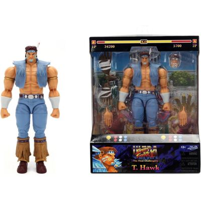 Jada Street Fighter II T. Hawk 8" Figure - Publicité Jada Street Fighter II T. Hawk 8" Figure - Publicité