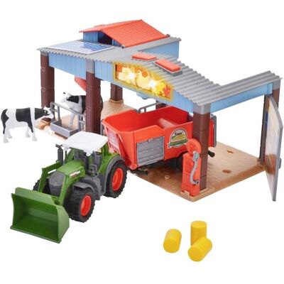 Set de Station de Ferme Dickie avec Tracteur - Publicité Set de Station de Ferme Dickie avec Tracteur - Publicité