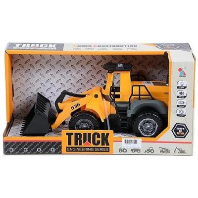 Adar Batteriebetriebener Bulldozer mit Licht und Ton - Publicité Adar Batteriebetriebener Bulldozer mit Licht und Ton - Publicité