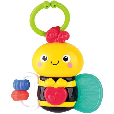 Jouet bébé Play Ben de Bij multicolore - Hochet sensoriel et anneau de dentition - Publicité Jouet bébé Play Ben de Bij multicolore - Hochet sensoriel et anneau de dentition - Publicité