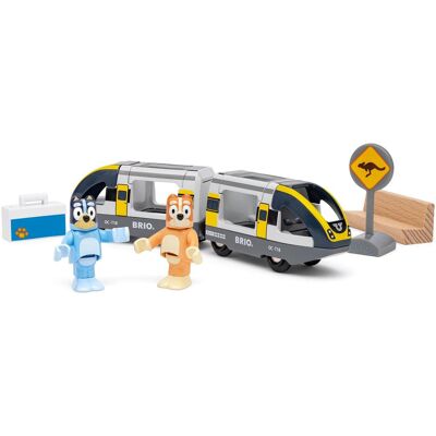 Ravensburger BRIO World - 36147 Bluey Reisezug Spielzeugeisenbahn für Mädchen und Jungen ab 3 Jahren - - Publicité Ravensburger BRIO World - 36147 Bluey Reisezug Spielzeugeisenbahn für Mädchen und Jungen ab 3 Jahren - - Publicité