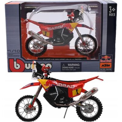 Bburago BBU 1:18 KTM Cycle Gasgas RX450F Dakar2023 51091 - Publicité Bburago BBU 1:18 KTM Cycle Gasgas RX450F Dakar2023 51091 - Publicité