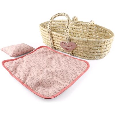 Panier en osier Happytoys - Panier Moses bébé - Publicité Panier en osier Happytoys - Panier Moses bébé - Publicité