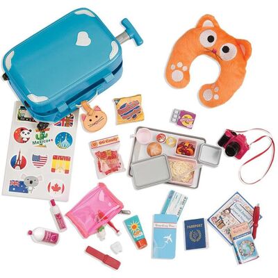 Our Generation - Well Traveled Luggage - Bleu - Doll Travel Accessory Set - Publicité Our Generation - Well Traveled Luggage - Bleu - Doll Travel Accessory Set - Publicité