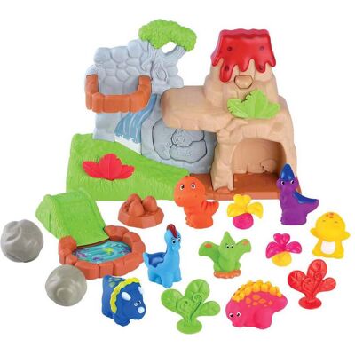 Ensemble de jeu volcanique de dinosaures Play Dino's - 20 pièces Multi couleurs - Publicité Ensemble de jeu volcanique de dinosaures Play Dino's - 20 pièces Multi couleurs - Publicité