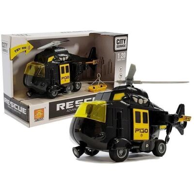 Lean Toys Rettungshubschrauber mit Licht und Ton - Publicité Lean Toys Rettungshubschrauber mit Licht und Ton - Publicité