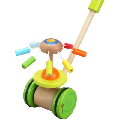 Teddies Jouet à tirer arc-en-ciel - Carrosse en bois 50cm - Publicité Teddies Jouet à tirer arc-en-ciel - Carrosse en bois 50cm - Publicité